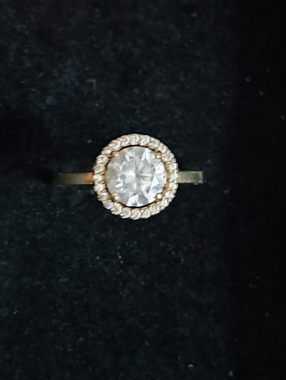 Pandora Halo Gold Ring